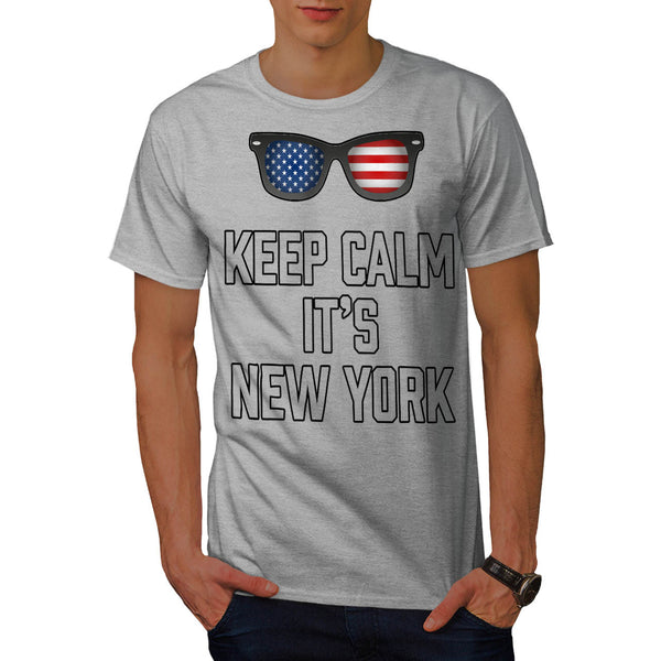 Keep Calm New York Mens T-Shirt