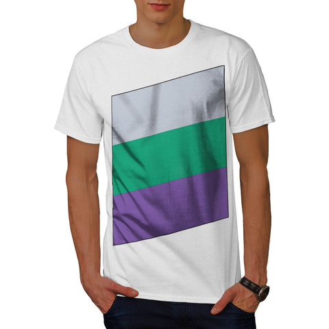 Three Tier Colours Mens T-Shirt