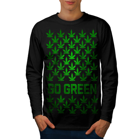 Rabbit Flower Teddy Mens Long Sleeve T-Shirt