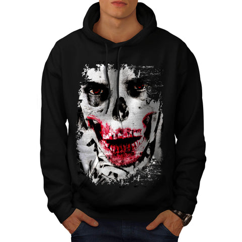 Skull Blood Head Art Mens Hoodie