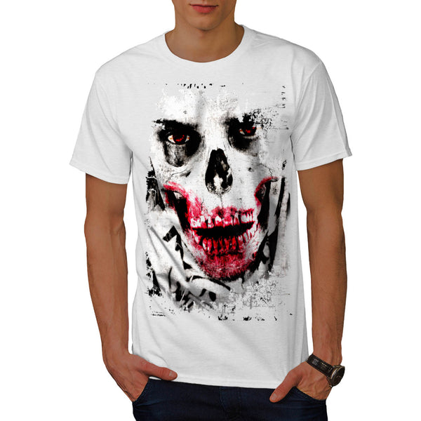 Skull Blood Head Art Mens T-Shirt