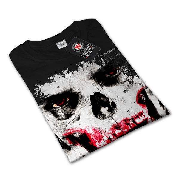 Skull Blood Head Art Womens Long Sleeve T-Shirt