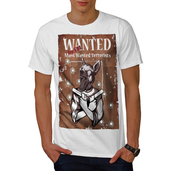 Wanted By FBI Animal Mens T-Shirt