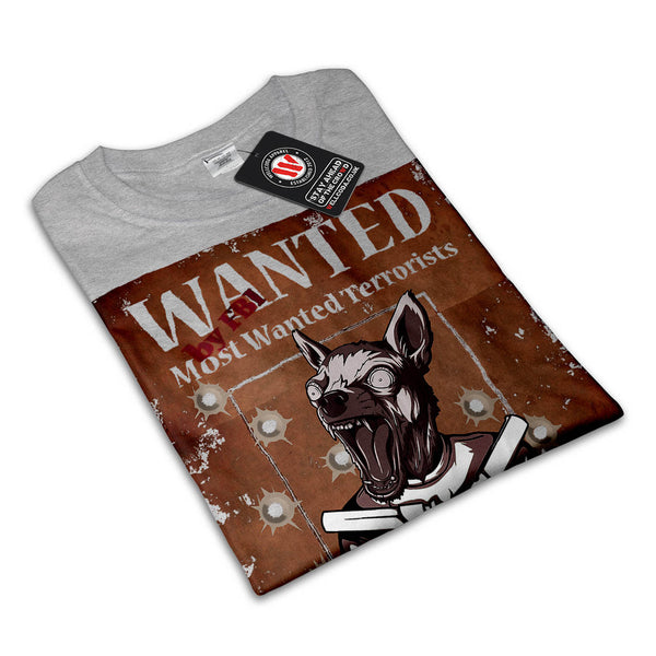 Wanted By FBI Animal Mens T-Shirt