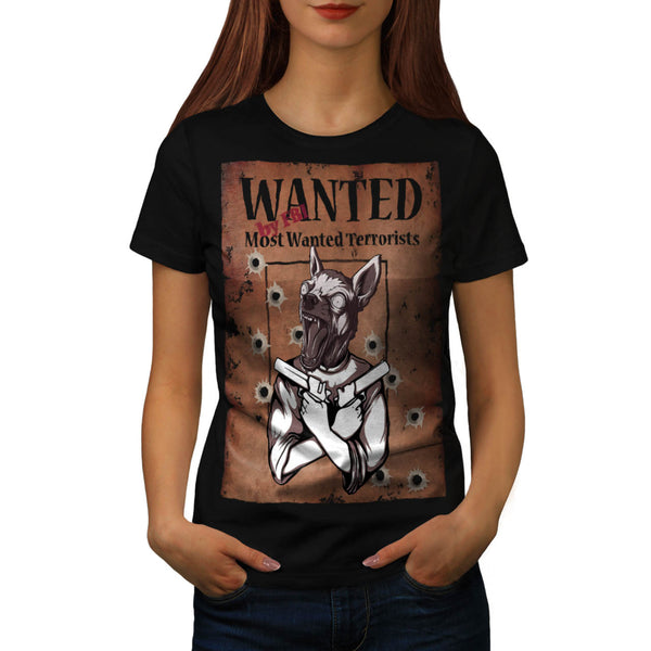Wanted By FBI Animal Womens T-Shirt