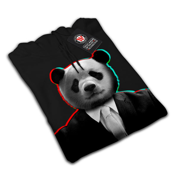 Panda Bear Business Mens Hoodie