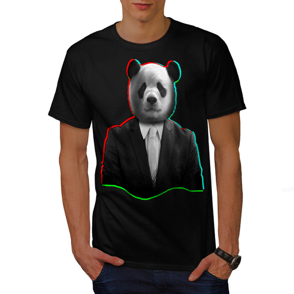Panda Bear Business Mens T-Shirt