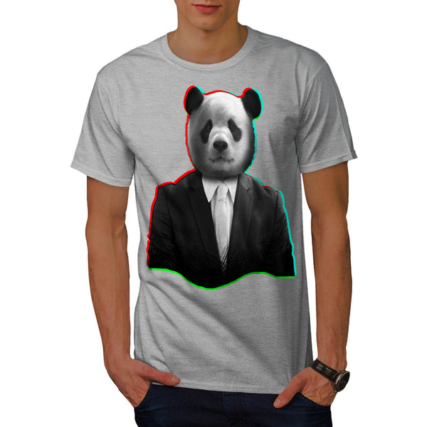 Panda Bear Business Mens T-Shirt