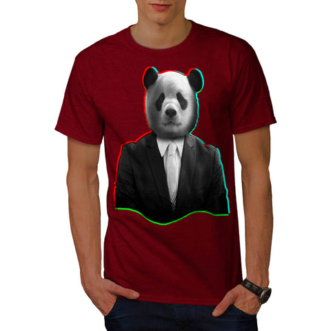 Panda Bear Business Mens T-Shirt