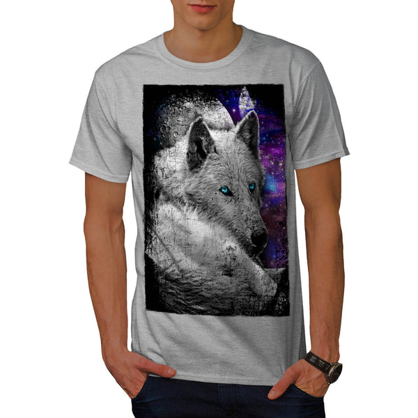 Twilight Wolf Moon Mens T-Shirt