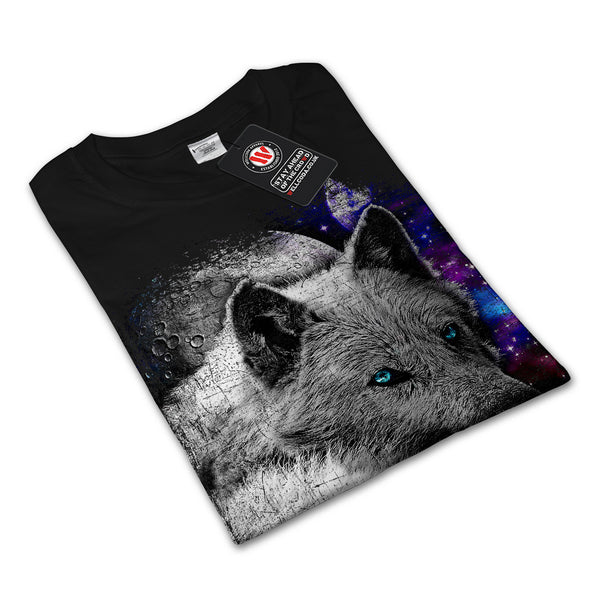 Twilight Wolf Moon Womens Long Sleeve T-Shirt