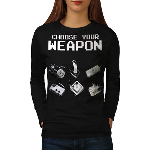 Classical Gaming Womens Long Sleeve T-Shirt