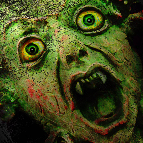 Monster Zombie Green Womens Long Sleeve T-Shirt
