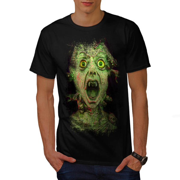 Monster Zombie Green Mens T-Shirt