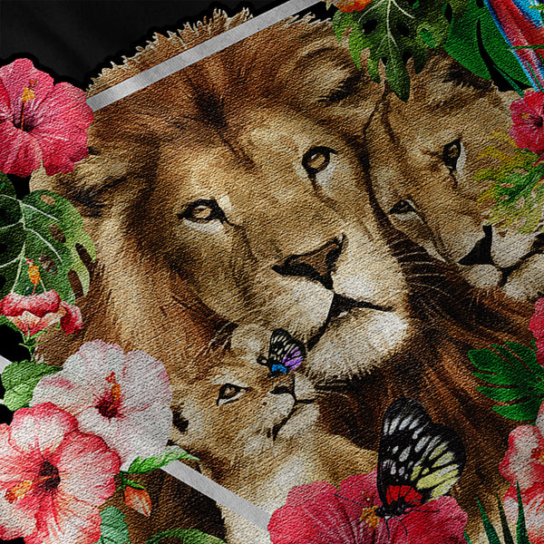 Wild King Jungle Lion Mens Hoodie
