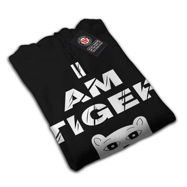 I Am Tiger Silly Cat Womens Hoodie