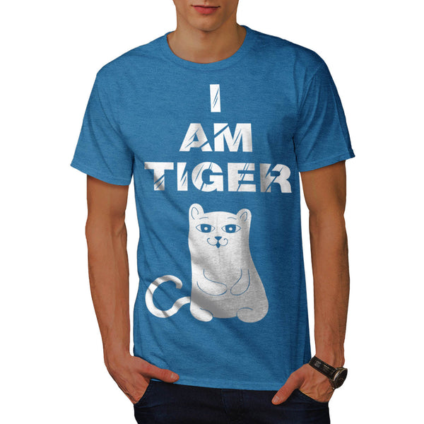 I Am Tiger Silly Cat Mens T-Shirt