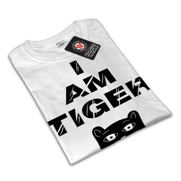 I Am Tiger Silly Cat Mens T-Shirt