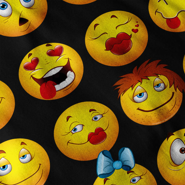 Funny Smiley Faces Mens Hoodie