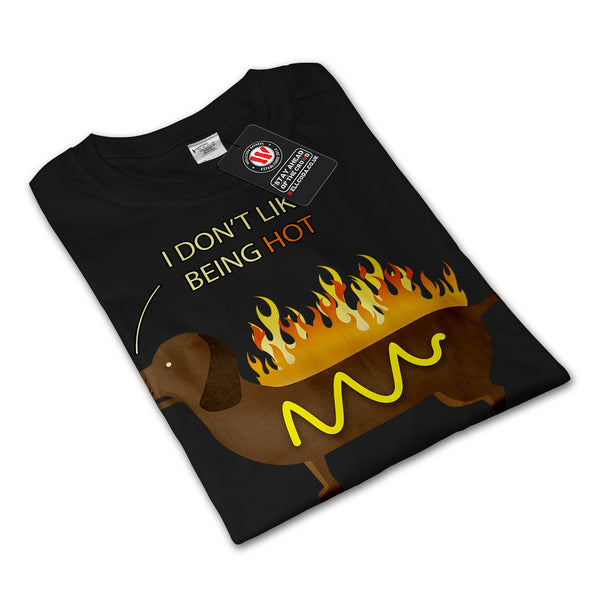 Hot Dog Funny Joke Mens Long Sleeve T-Shirt