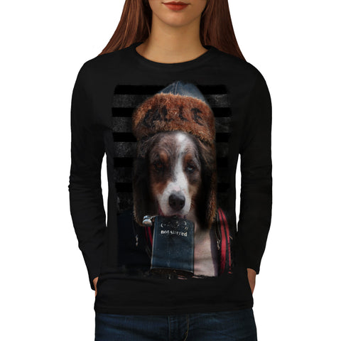 Drinking Country Dog Womens Long Sleeve T-Shirt