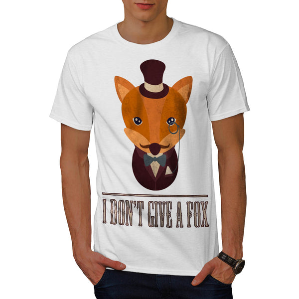 Dont Give A Fox Comic Mens T-Shirt