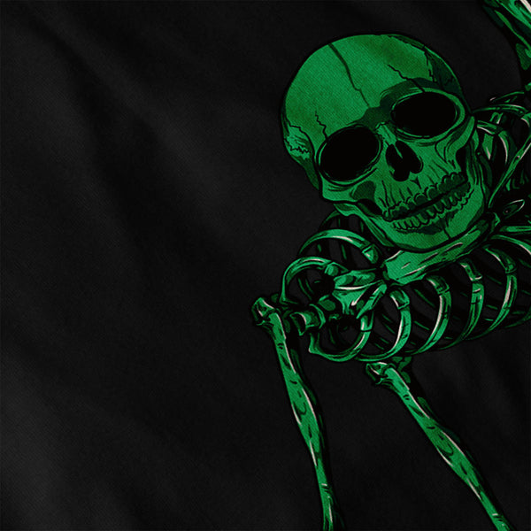 Skull Glow Beast Bone Mens Long Sleeve T-Shirt
