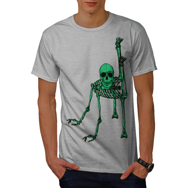 Skull Glow Beast Bone Mens T-Shirt