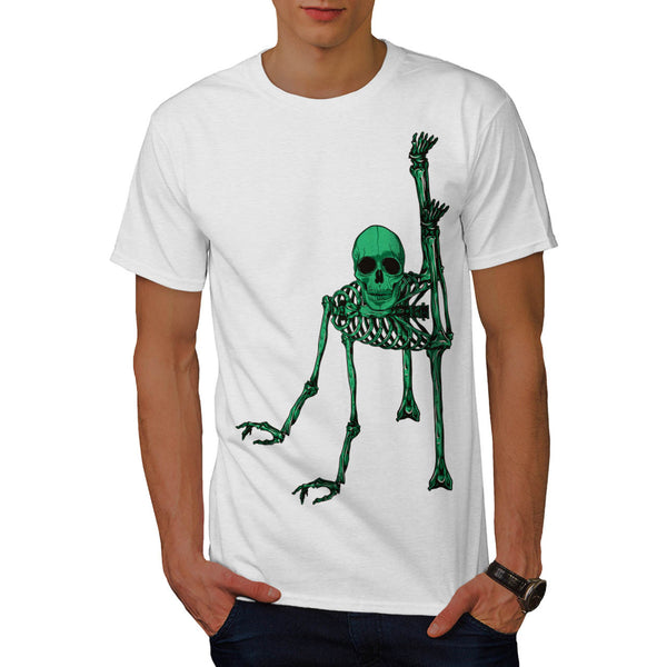 Skull Glow Beast Bone Mens T-Shirt