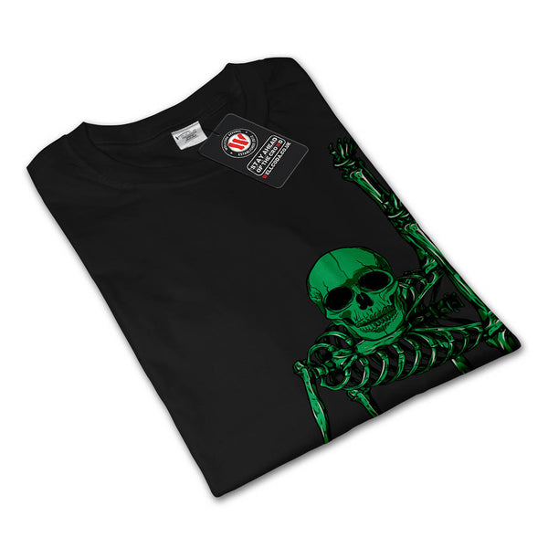 Skull Glow Beast Bone Mens Long Sleeve T-Shirt