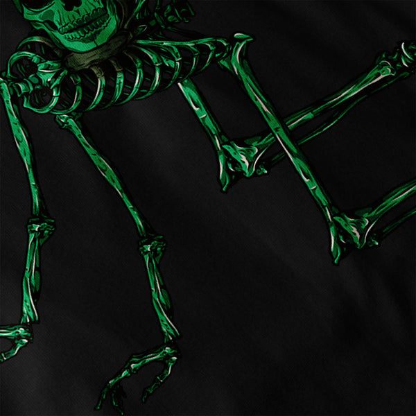 Skull Bone Beast Glow Womens Long Sleeve T-Shirt