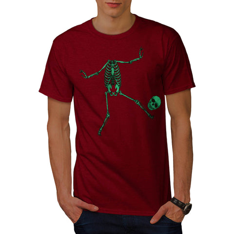 Skull Bone Glow Beast Mens T-Shirt