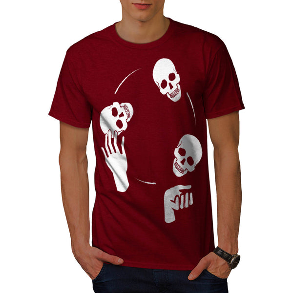 Skull Head Bones Art Mens T-Shirt