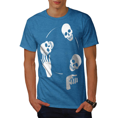 Skull Head Bones Art Mens T-Shirt