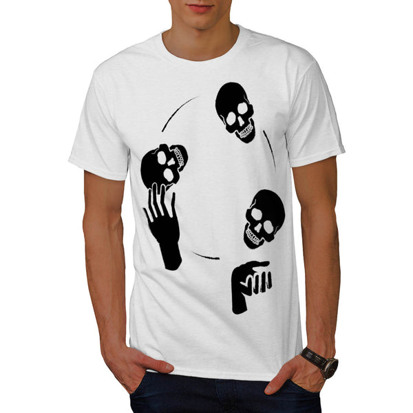 Skull Head Bones Art Mens T-Shirt