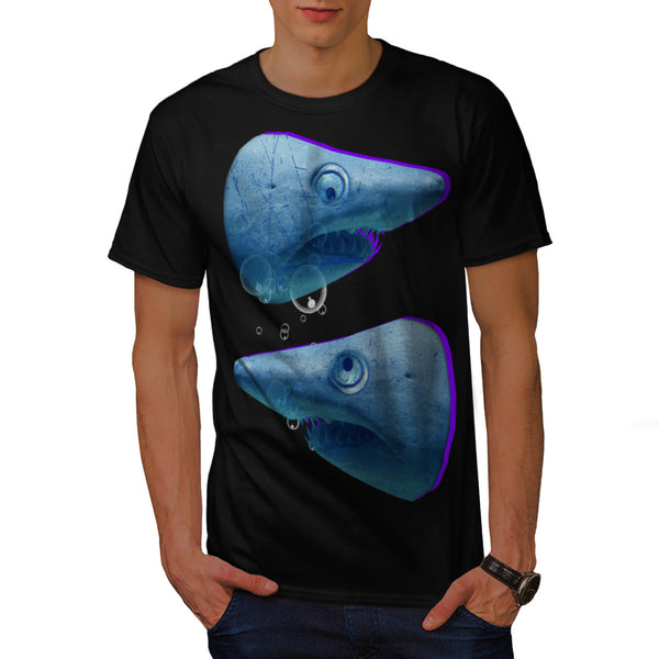 Deep Blue Sea Shark Mens T-Shirt