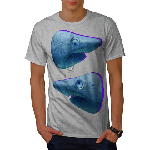 Deep Blue Sea Shark Mens T-Shirt