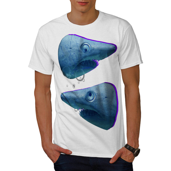 Deep Blue Sea Shark Mens T-Shirt