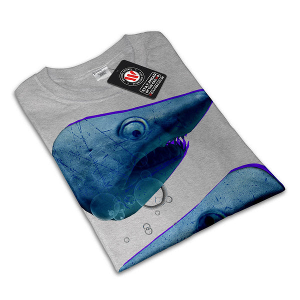 Deep Blue Sea Shark Womens T-Shirt