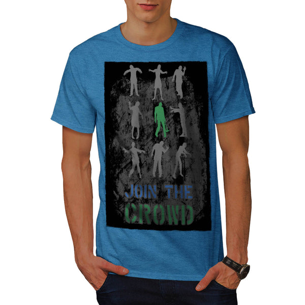 Join The Crowd Zombie Mens T-Shirt