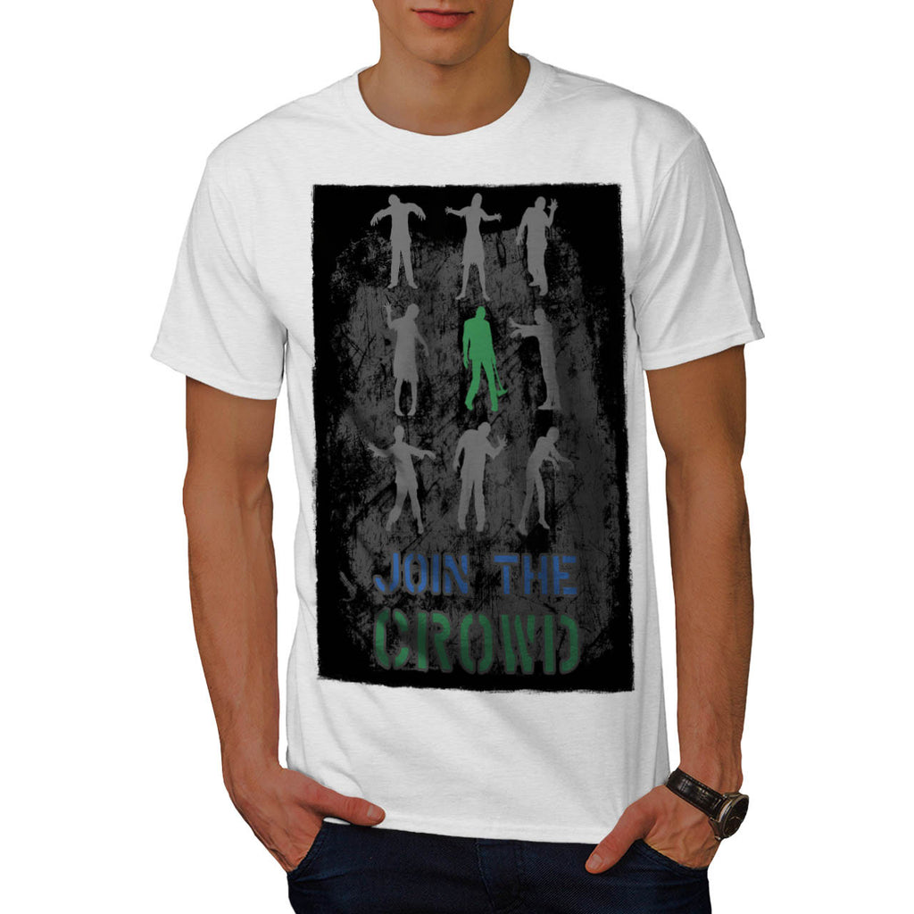 Join The Crowd Zombie Mens T-Shirt