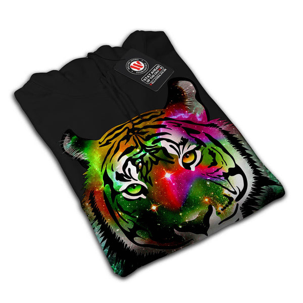 Colorful Tiger Animal Mens Hoodie