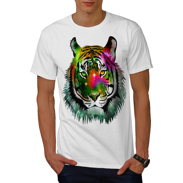 Colorful Tiger Animal Mens T-Shirt