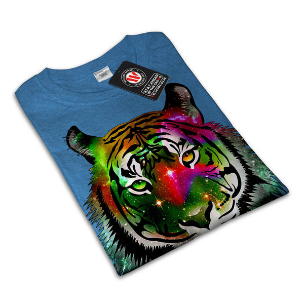 Colorful Tiger Animal Womens T-Shirt