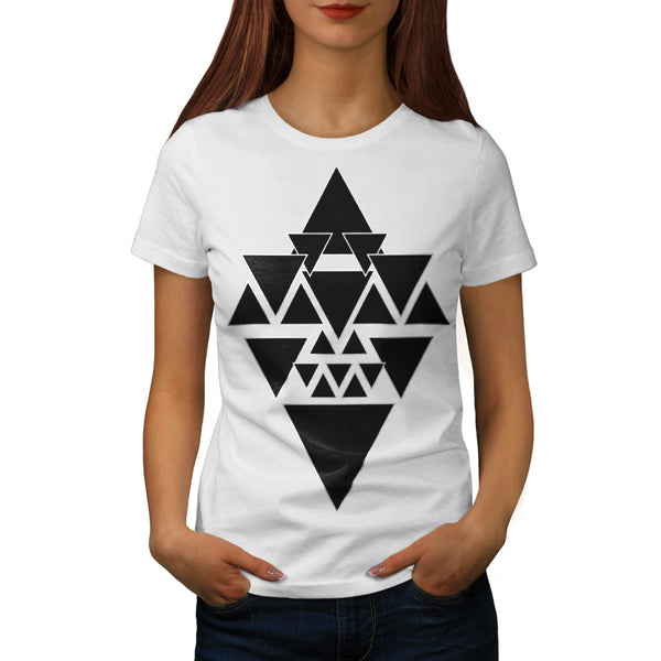 Triangle Star Night Womens T-Shirt