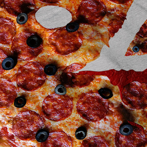 Cannibalism Pizza Eat Mens T-Shirt