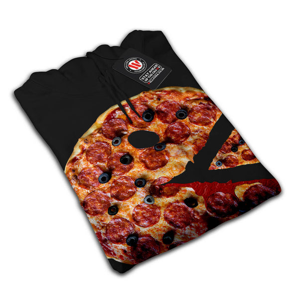 Cannibalism Pizza Eat Womens Hoodie