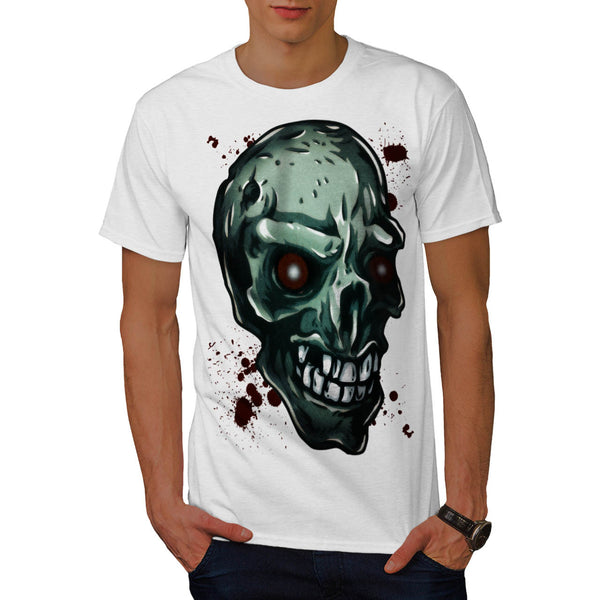 Skull Head Devil Eyes Mens T-Shirt