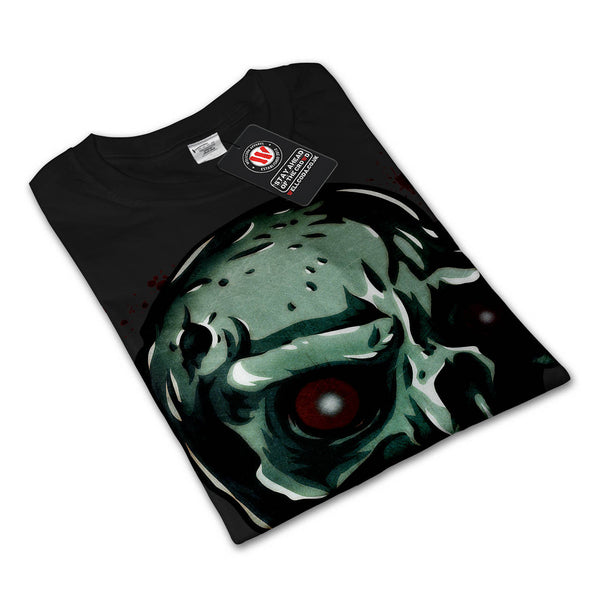 Skull Head Devil Eyes Mens Long Sleeve T-Shirt
