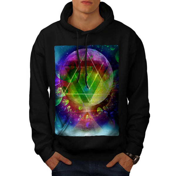 Weird Planet Universe Mens Hoodie